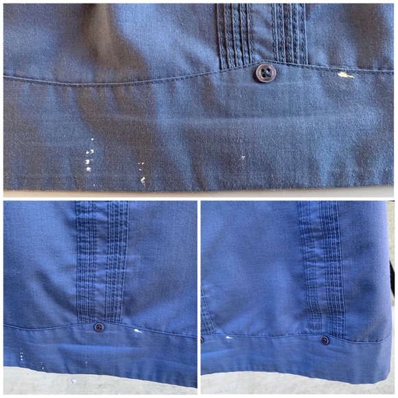 🌴 “Cubavera” Guayabera Camp Shirt Retro Size XL - Picture 3 of 8